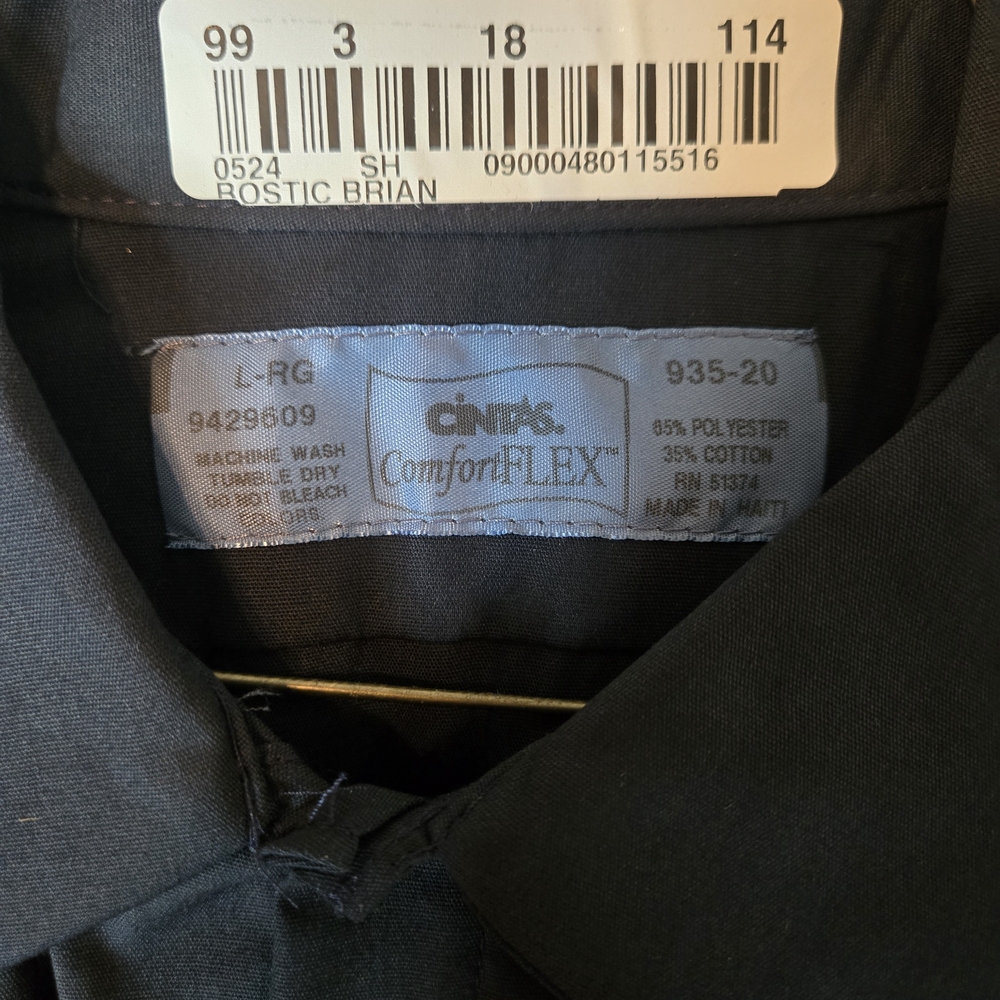 Set of 3 Cintas Comfort Flex Work Shirts - Picture 3 of 4